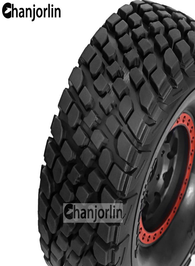 Chanjorlin 1/7 1/8 RC Short Course Truck Tires and Wheels 17mm Hex OD 135mm Off Road Tyres for 1:7 1:8 Scale RC Truck Car HSP TRAXXAS UDR FS FSR Atom ARRMA Mojave 6S EXB YK4072 DF7 Upgrades 4PCS - Image 4